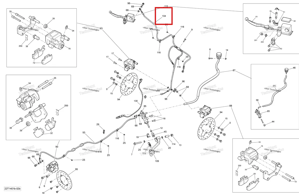 Деталь 705600925 на схеме узла 2014 Can-Am OUTLANDER 400 EFI, STD, XT Brakes Cu, Int