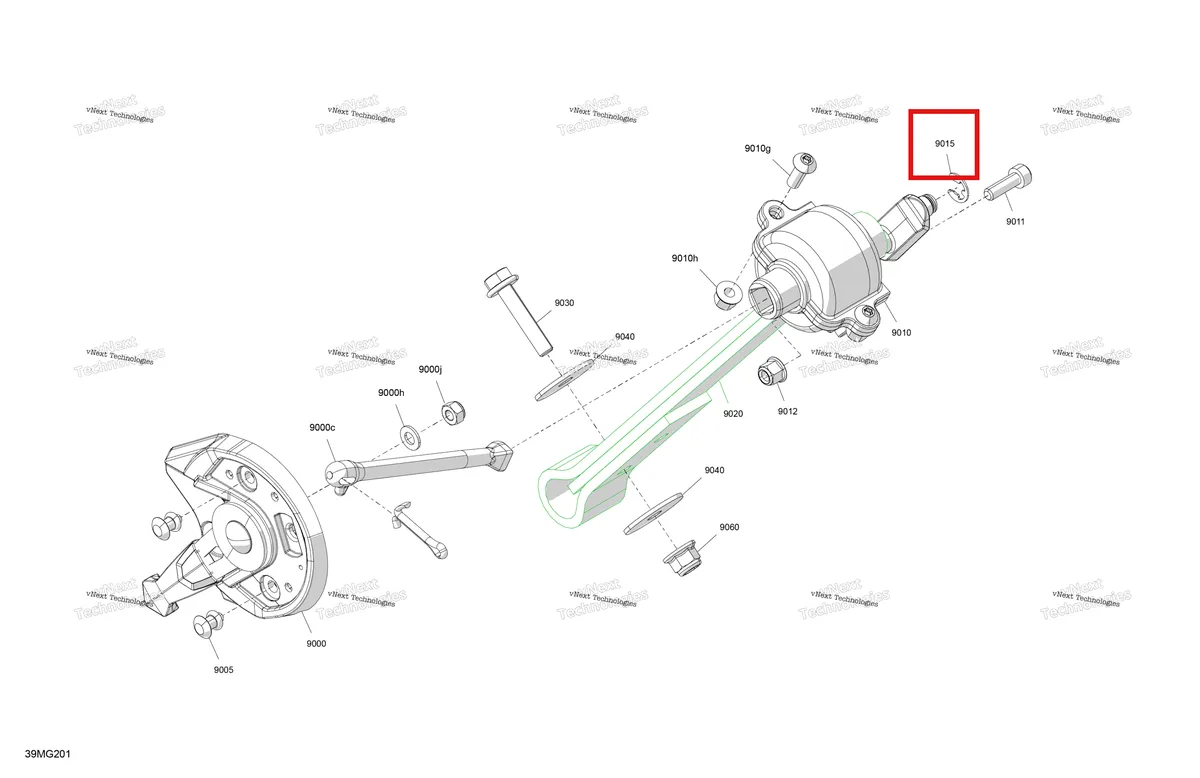 Деталь 705601030 на схеме узла 2027 Ski-Doo SUMMIT - EXPERT - 850 E-TEC Turbo R - TSVF - Orange Crush - 16X154X3P4 Track - SHOT starter Suspension - Strap Limiter