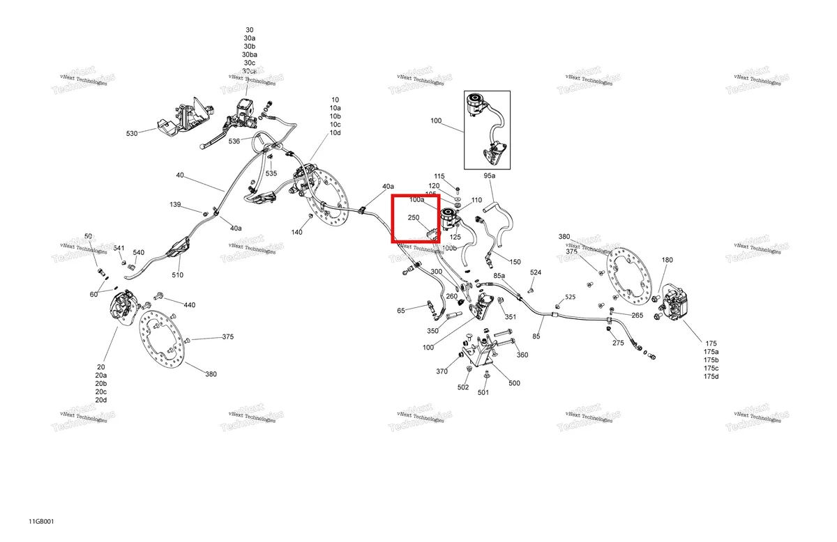 Деталь 705601155 на схеме узла Mechanic - Brake System