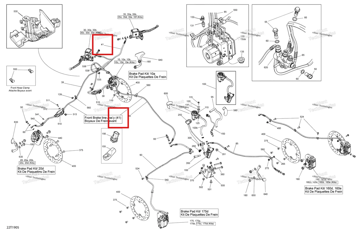Деталь 705601693 на схеме узла 2019 Can-Am OUTLANDER MAX 1000 EFI - T3 Brakes - 1000R Efi - Europe