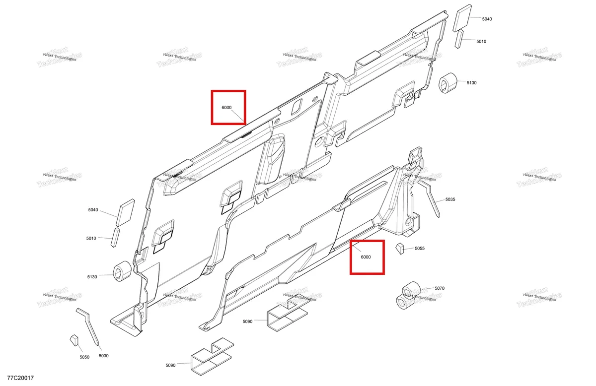 Деталь 705800582 на схеме узла 2020 Can-Am Defender MAX HD10 - Limited Cab - Back Wall - Cab Ltd