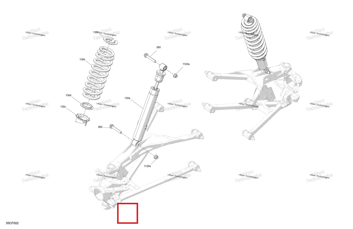 Деталь 706001893 на схеме узла 2026 Can-Am Defender - HD7 - BASE - 6XTC - Compass Green - 62