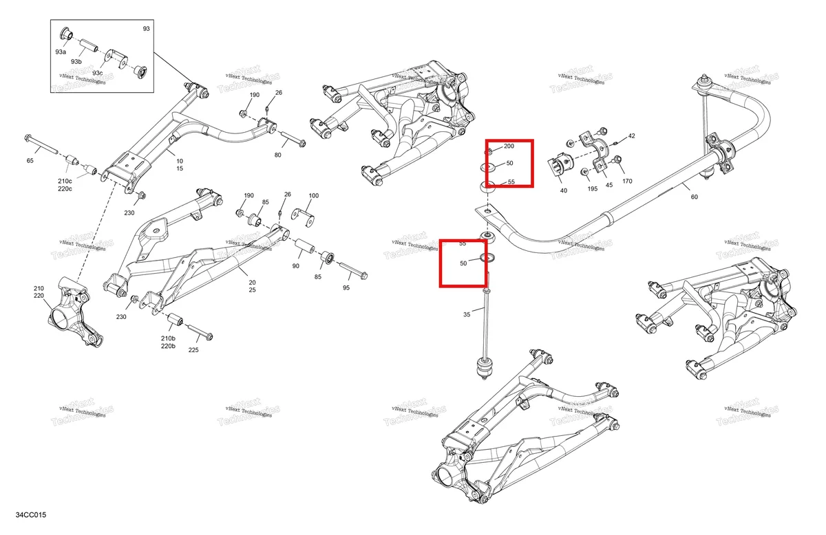 Деталь 706002027 на схеме узла 2023 Can-Am Defender 6X6 HD10 - LTD CAB Suspension - Rear Components