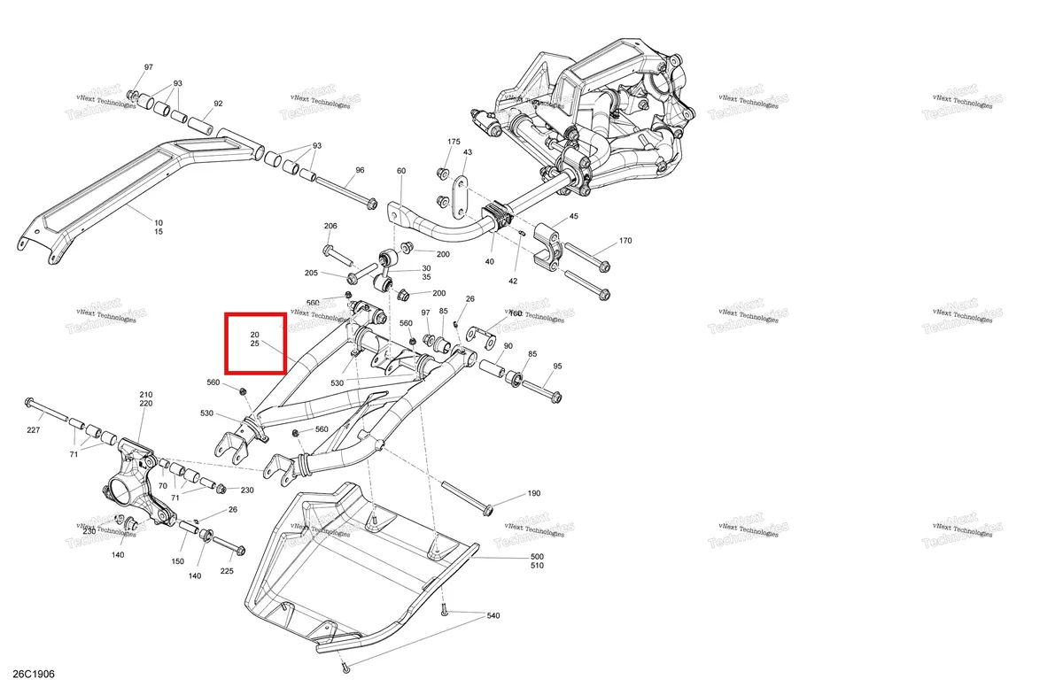 Деталь 706003162 на схеме узла 2019 Can-Am Maverick Sport 1000R - XRC Rear Suspension - 1000R - Package Xrc