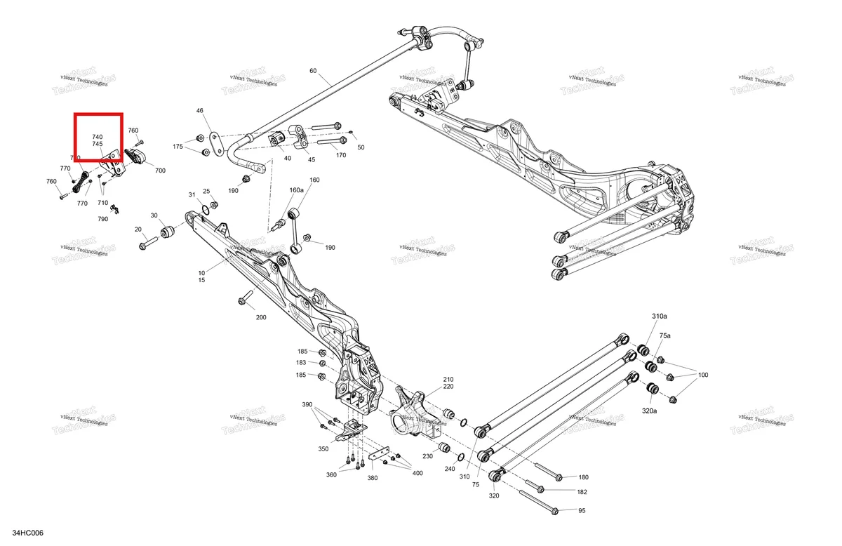 Деталь 706003367 на схеме узла 2023 Can-Am Maverick Turbo RR - XRS Smart Shock Suspension - Rear Components