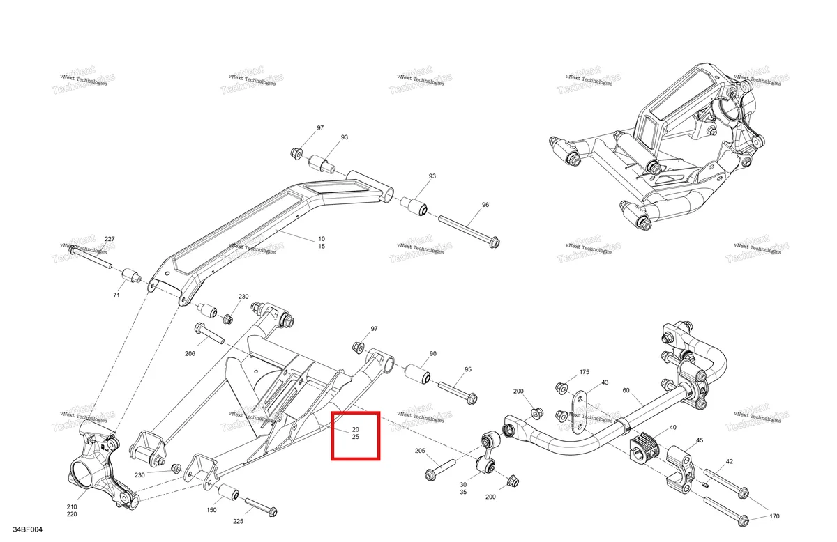 Деталь 706003726 на схеме узла 2026 Can-Am Maverick Sport - 1000R EFI - DPS - 9GTB - Timeless Black Metallic - 60