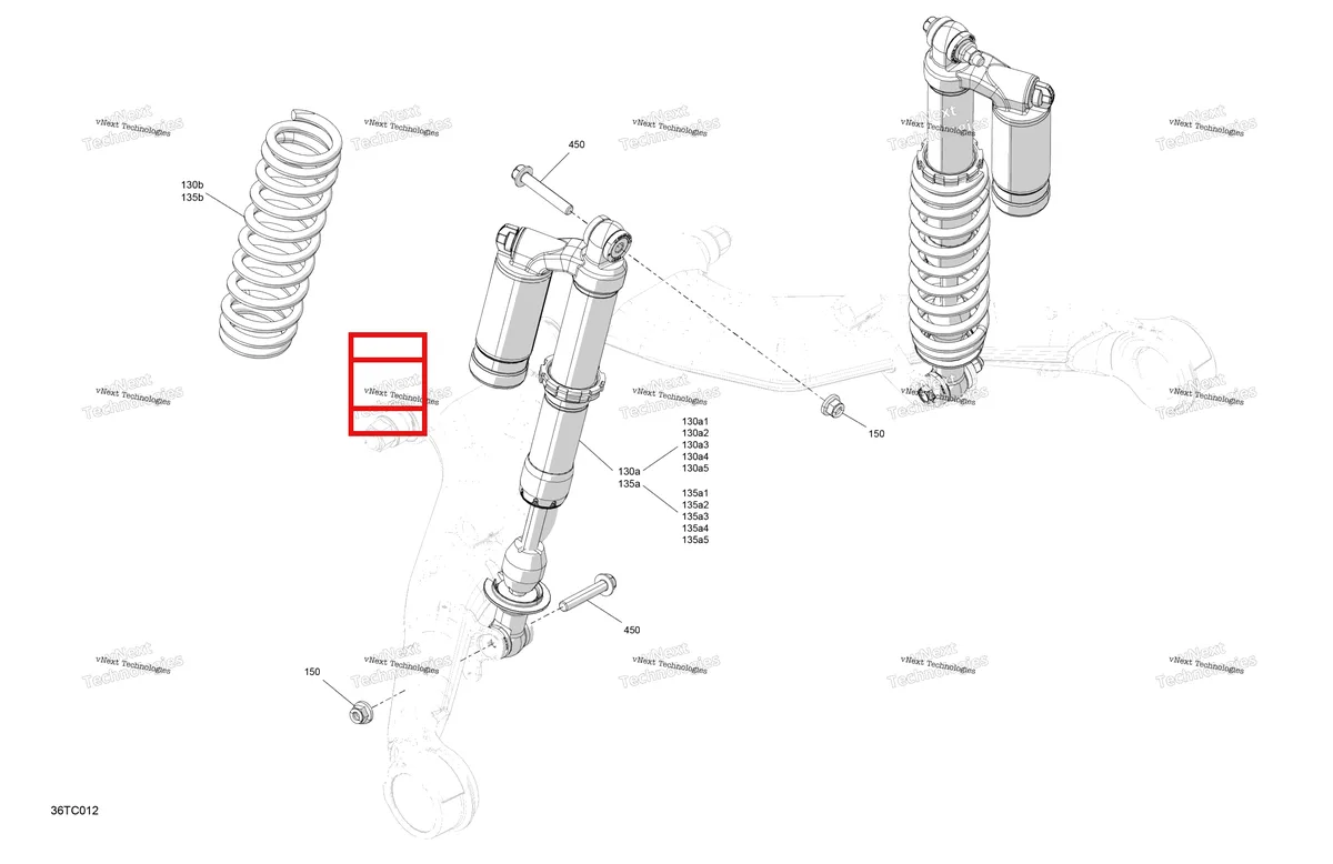 Деталь 706004071 на схеме узла 2023 Can-Am Outlander 1000R EFI - XXC Suspension - Rear Shocks