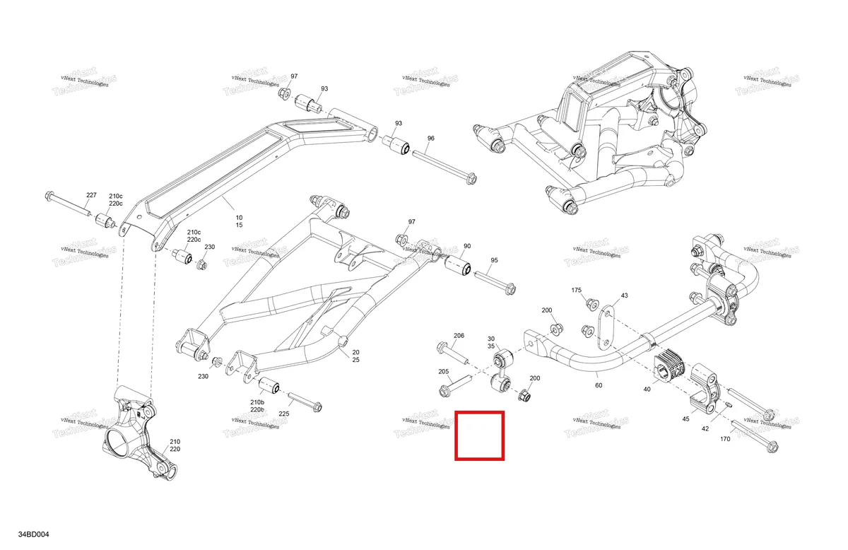 Деталь 706004316 на схеме узла 2024 Can-Am Commander 1000R EFI - XMR - 6SRA - Wildland Camo - 64
