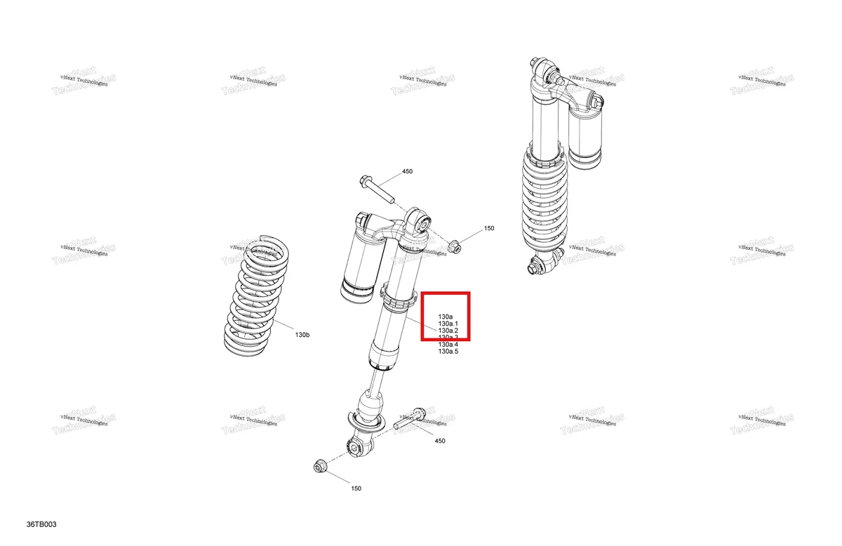 Деталь 706004494 на схеме узла 2022 Can-Am Outlander MAX 850 EFI - XTP Suspension - Rear Shocks