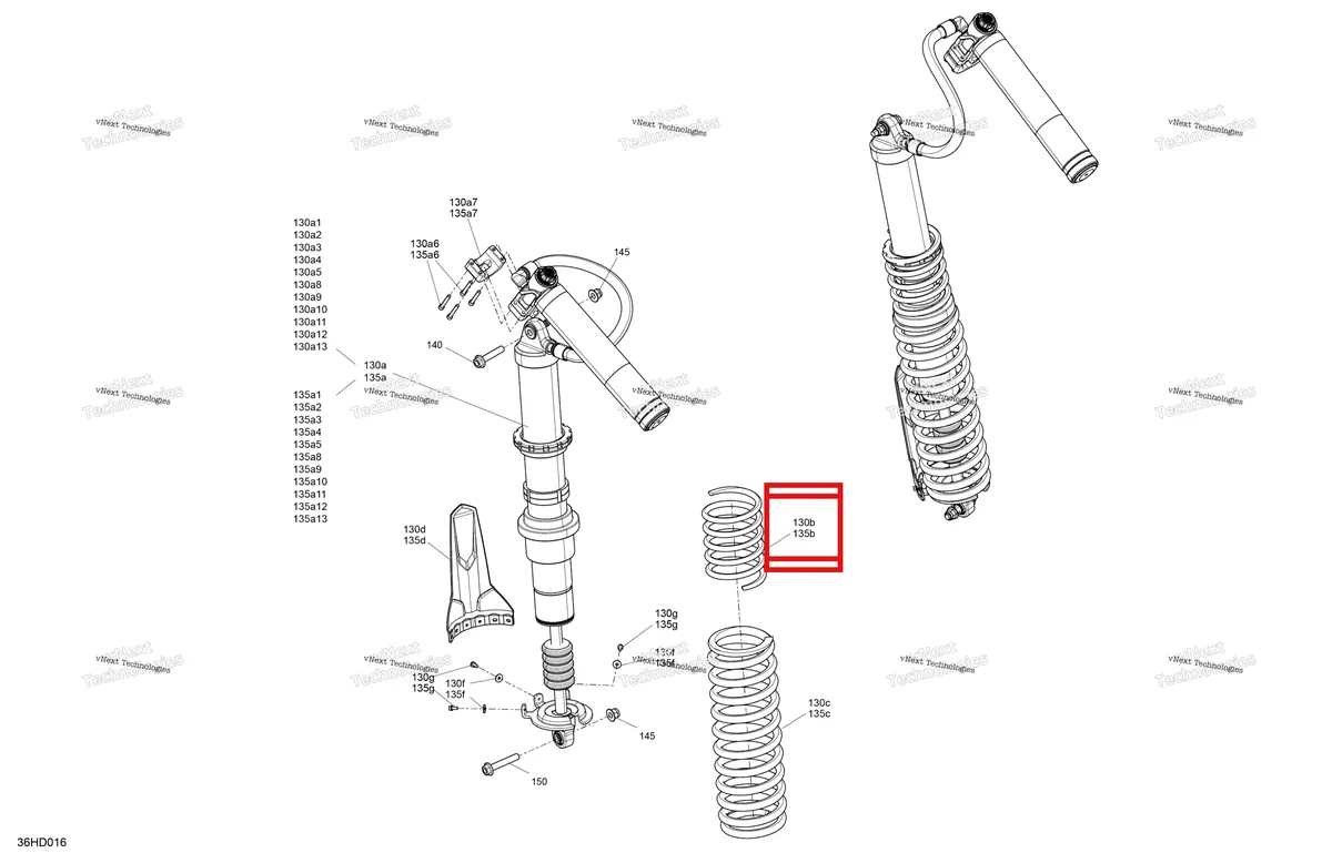 Деталь 706005132 на схеме узла 2024 Can-Am Maverick Turbo RR - XRC - 9MRA - Hybrid White Pearl - 72