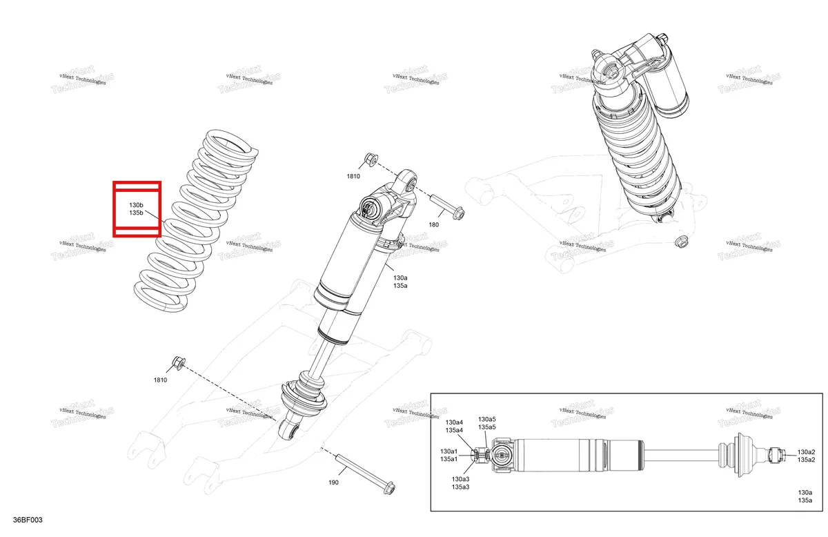 Деталь 706005165 на схеме узла 2026 Can-Am Maverick Sport - 1000R EFI - XRC - 7BTA - Hybrid White Pearl - 64