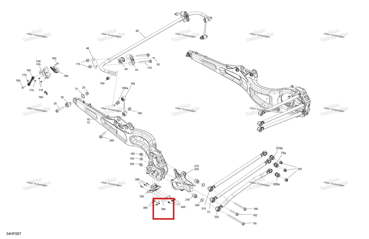Деталь 706005429 (Wear пластина Can-Am Maverick MAX Turbo RR XRS Smart Shock (2024) (706005429)) на схеме узла 2026 Can-Am Maverick Max - TURBO RR - XDS SAS - 7VTA - Dusty Navy Satin - 64