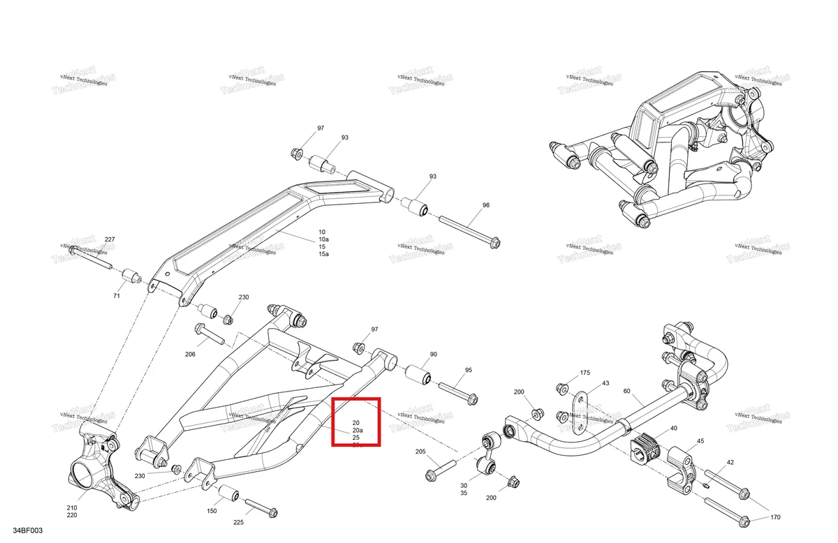 Деталь 706005540 на схеме узла 2026 Can-Am Maverick Sport - 1000R EFI - XMR - 6FTA - Hyper Silver - 64