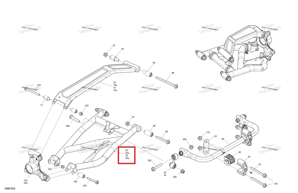 Деталь 706005541 на схеме узла 2026 Can-Am Maverick Sport - 1000R EFI - XMR - 6FTA - Hyper Silver - 64