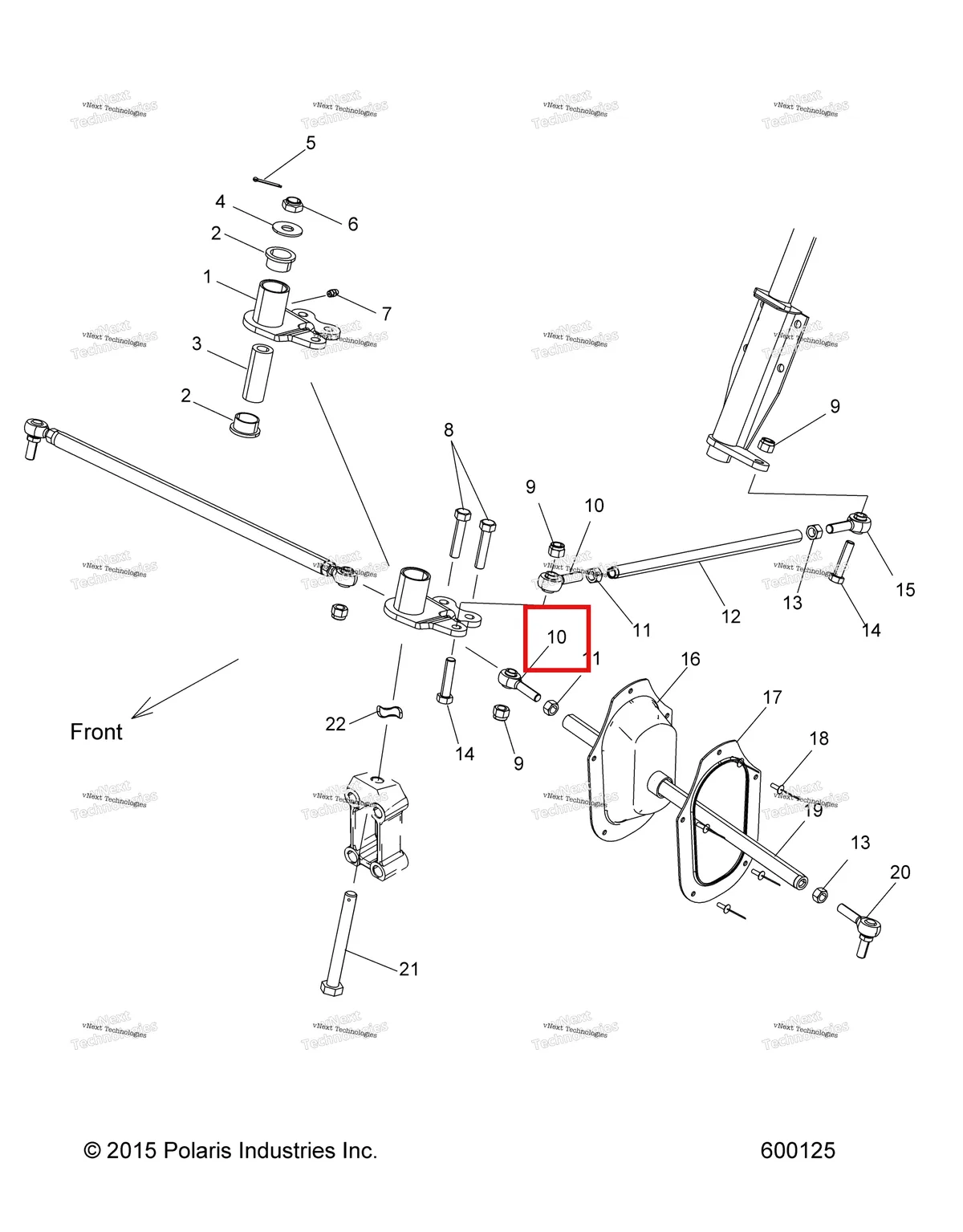 Деталь 7060166 на схеме узла Steering, Lower