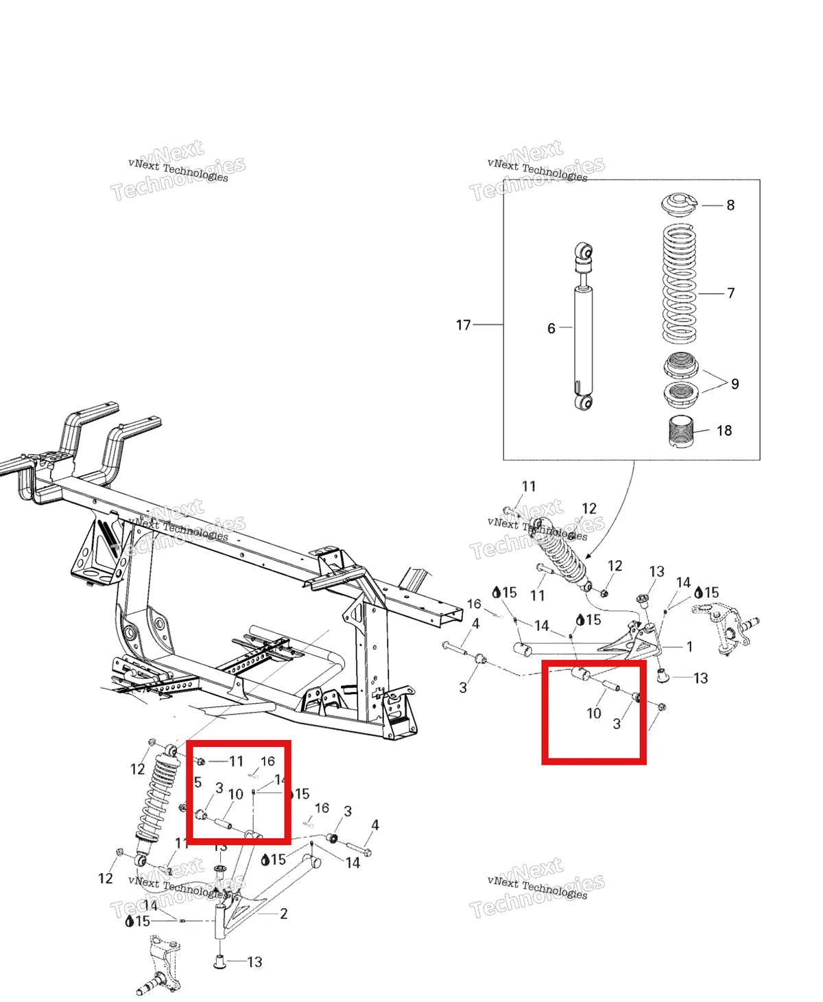Деталь 706200177 на схеме узла 2007 Can-Am Rally 175 Front Suspension