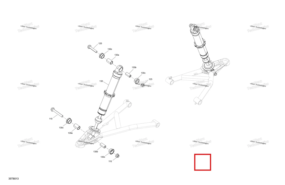 Деталь 706202113 на схеме узла 2018 Can-Am RENEGADE - 4X4 - STD - 1000R - 4GJA - Can-Am Red Suspension - Front Shocks