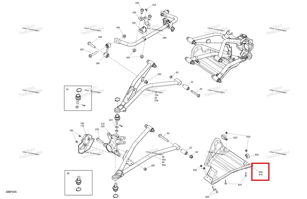 Деталь 706203566 на схеме узла 2026 Can-Am Maverick Sport - 1000R EFI - XRC - 7BTA - Hybrid White Pearl - 64