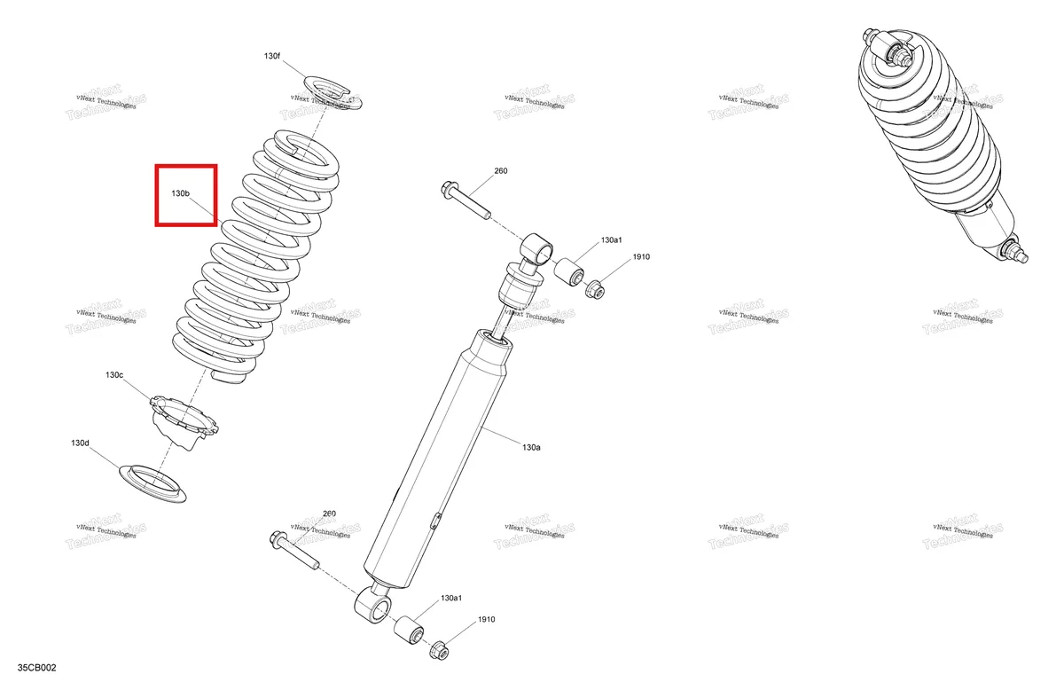 Деталь 706203957 на схеме узла Suspension - Front Shocks