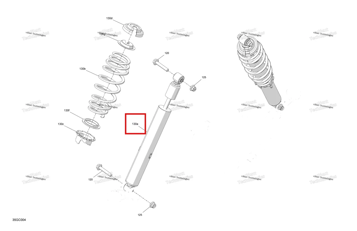 Деталь 706204434 на схеме узла - CE Suspension - Front Shocks