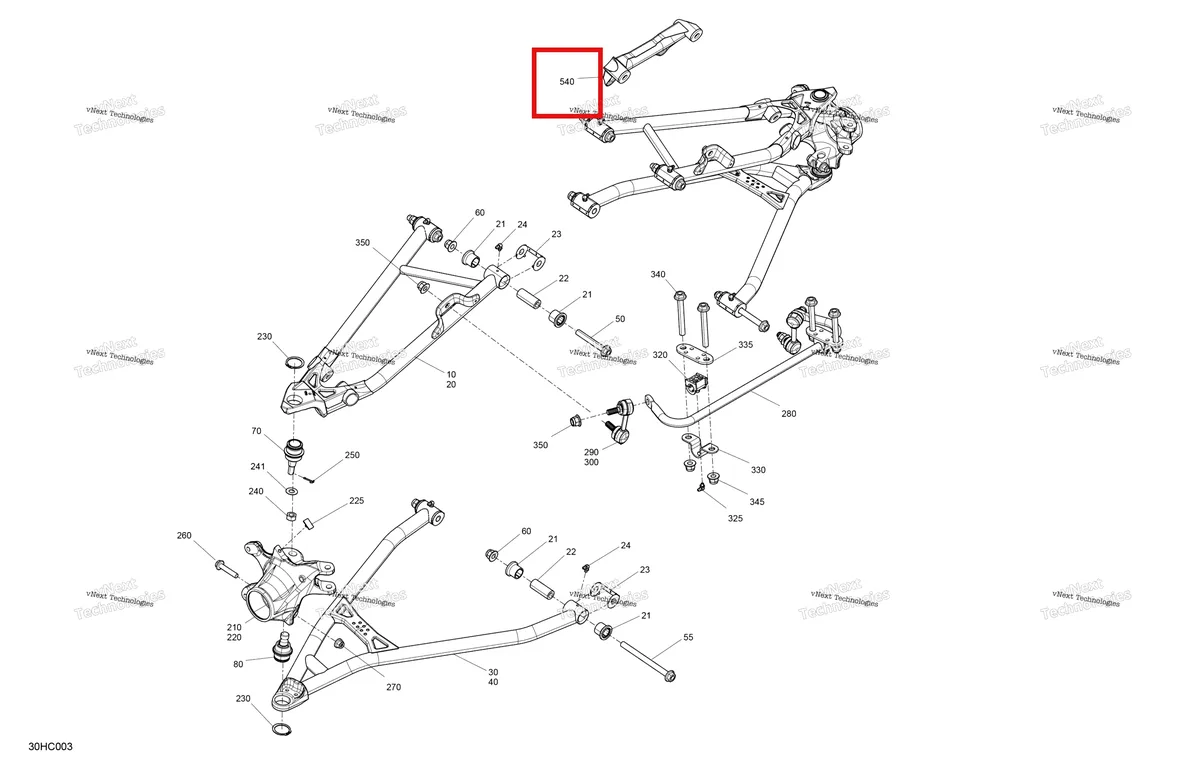 Деталь 706204492 на схеме узла 2023 Can-Am Maverick Turbo RR - XDS Suspension - Front Components