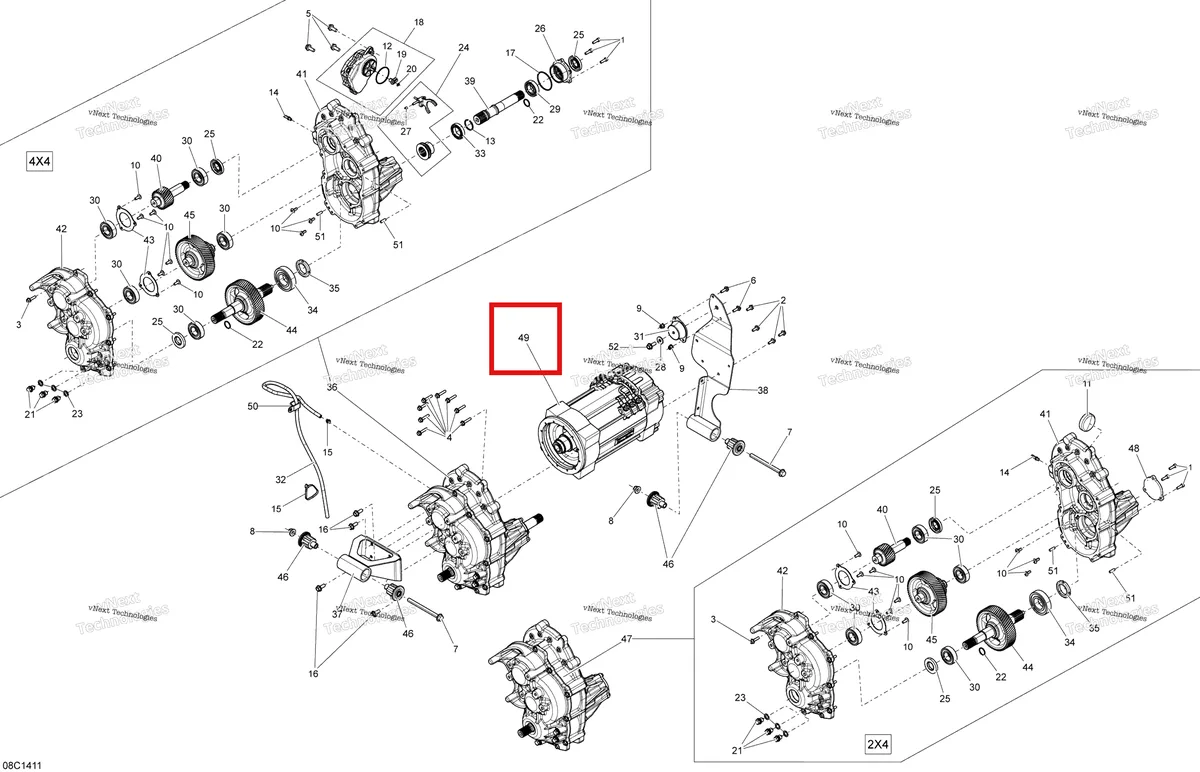 Деталь 707001501 на схеме узла Engine