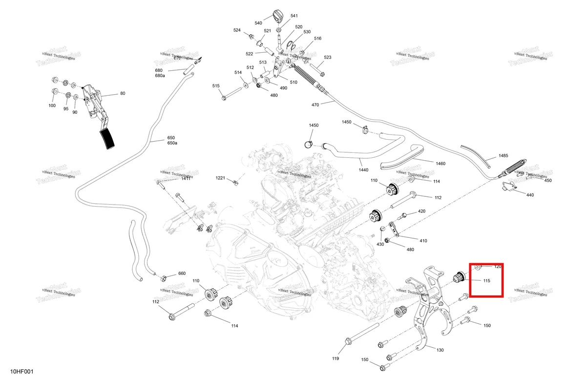 Деталь 707002953 (Vibration демпфер Can-Am Maverick Turbo RR XRC (2022) (707002953)) на схеме узла 2026 Can-Am Maverick Max - TURBO RR - XRS SAS - 9NT4 - Dusty Navy Satin - 72
