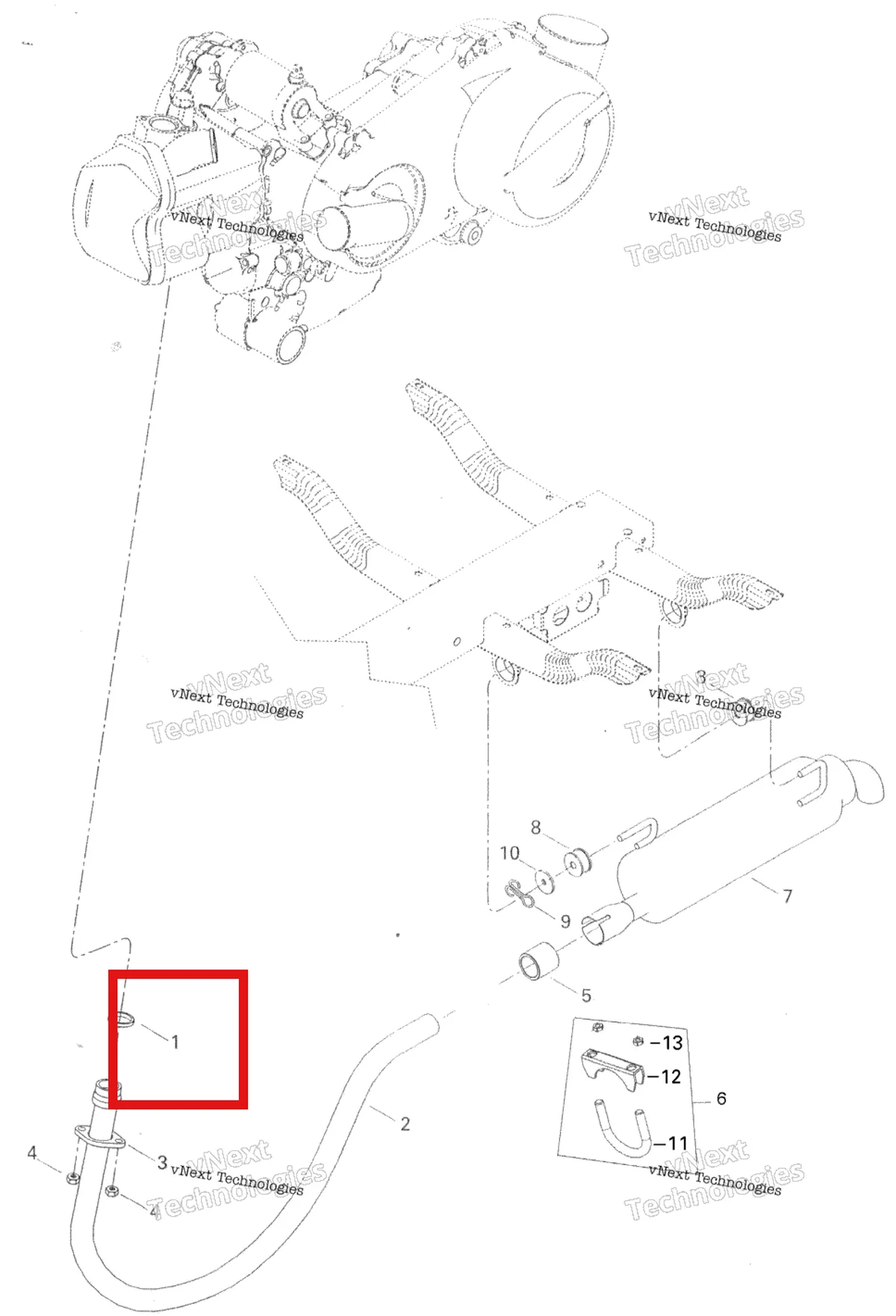 Деталь 707600239 на схеме узла 2007 Can-Am Rally 175 Exhaust System