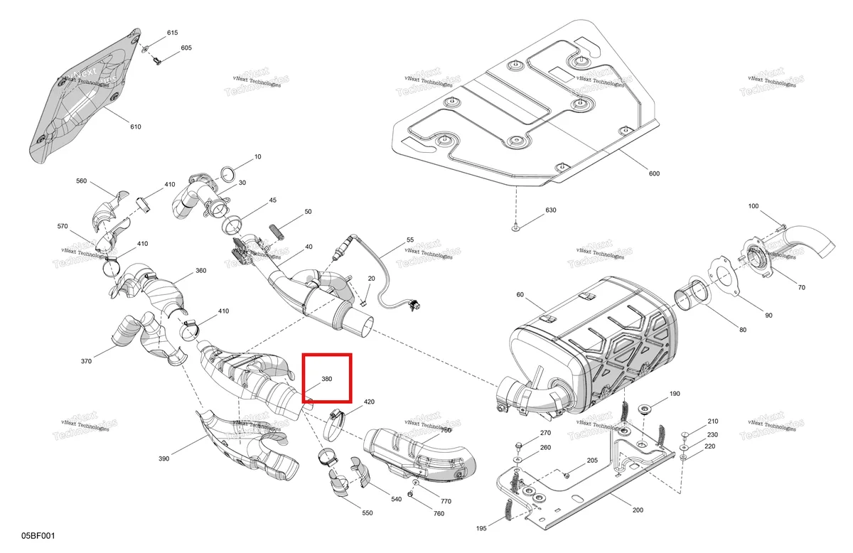 Деталь 707602668 на схеме узла 2026 Can-Am Commander MAX - 1000R EFI - XT - 6KTB - Timeless Black Metallic - 64