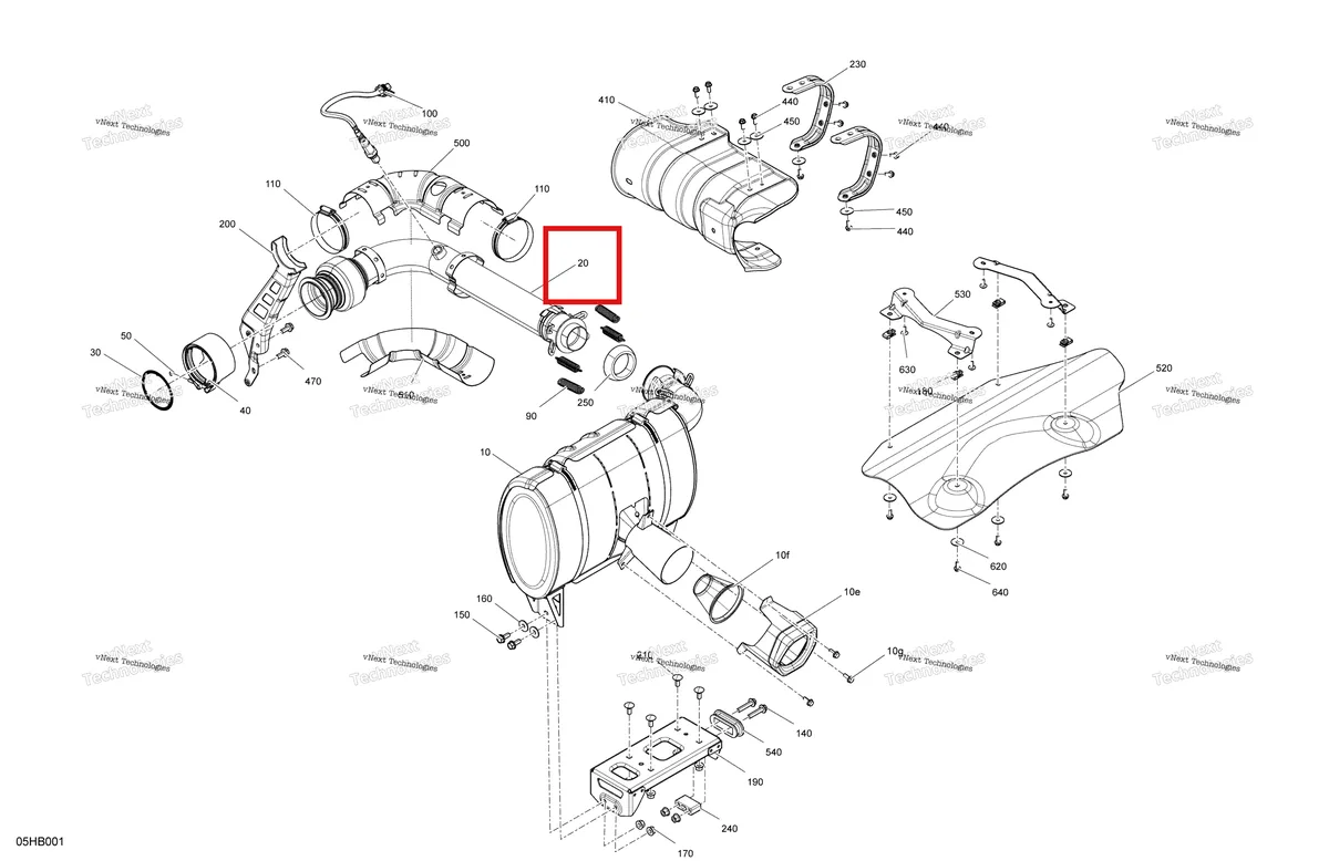 Деталь 707603333 на схеме узла 2022 Can-Am Maverick Turbo - DS Engine - Exhaust