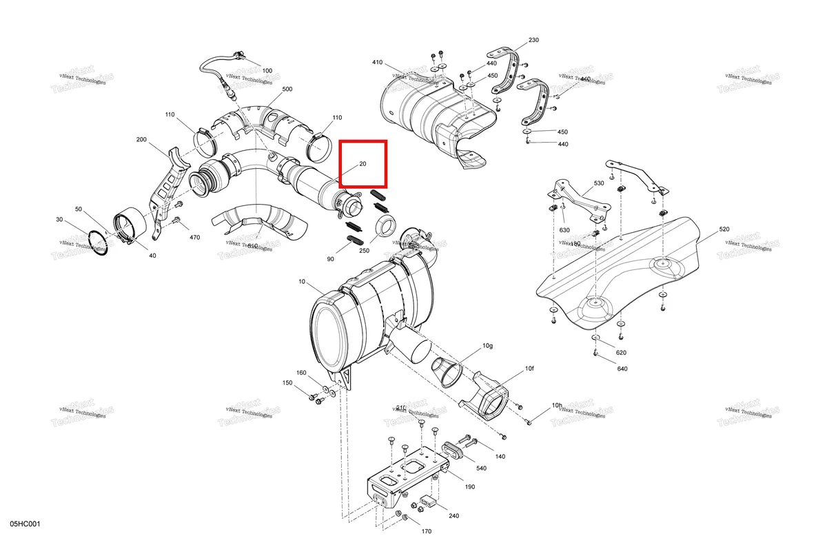 Деталь 707603425 на схеме узла 2023 Can-Am Maverick Turbo - DS Engine - Exhaust