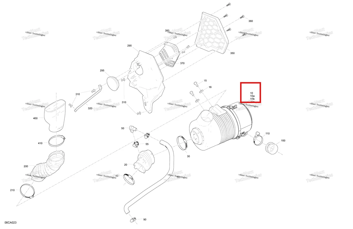 Деталь 707800720 на схеме узла 2021 Can-Am Maverick Sport 1000R - XMR Engine - Air Intake