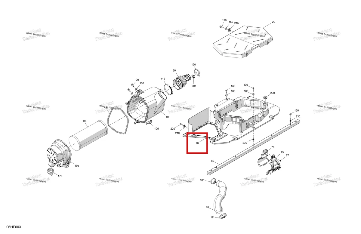 Деталь 707801049 (Радиатор опора Can-Am Maverick MAX Turbo RR XRS Smart Shock (2024) (707801049)) на схеме узла 2026 Can-Am Maverick Max - TURBO - X - 8HTG - Granite Grey - 64
