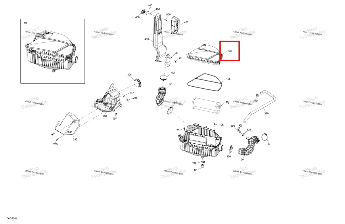 Деталь 707801074 на схеме узла 2026 Can-Am Defender MAX - HD11 - XMR - 8PTB - Loft Green Satin - 65