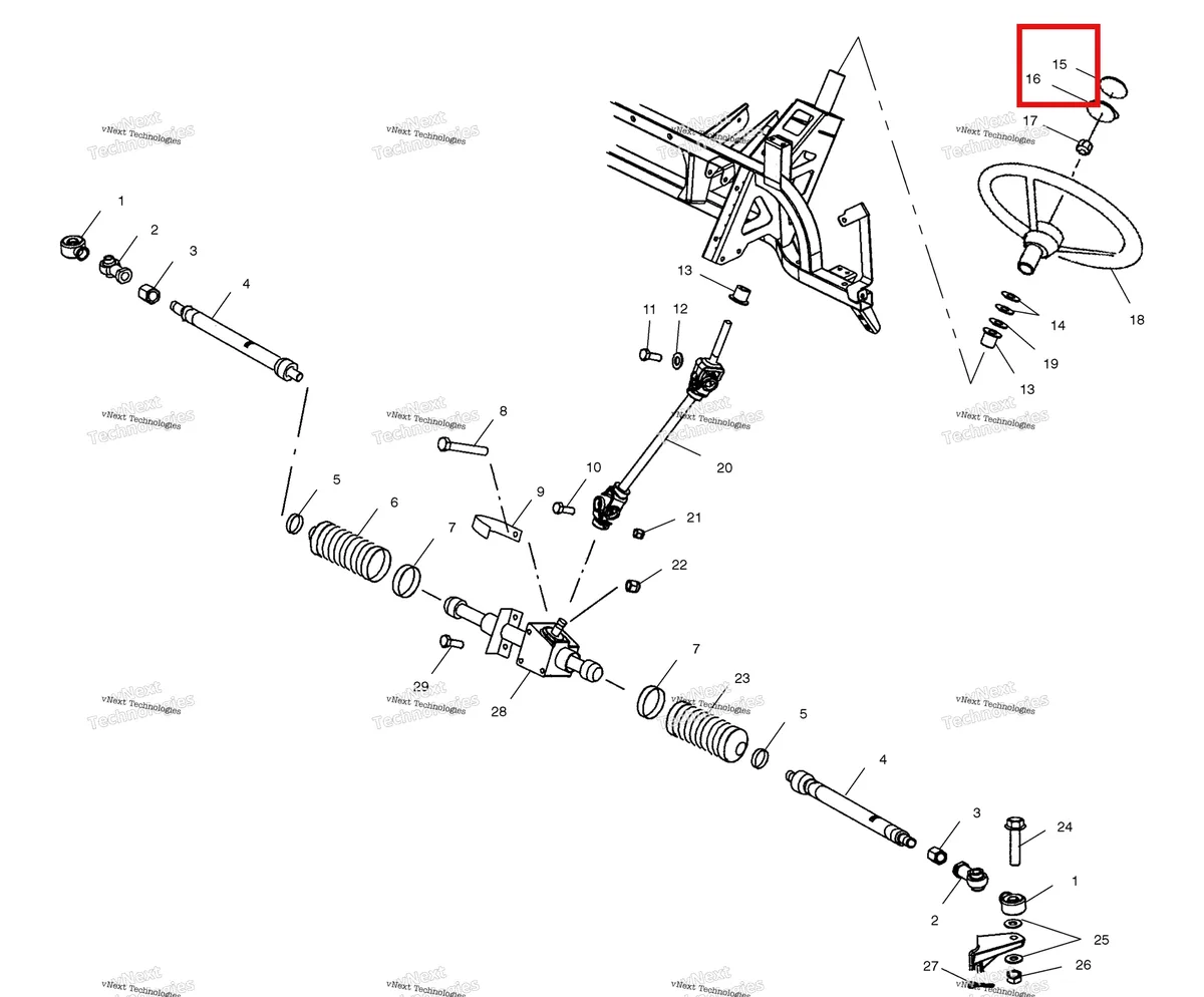 Деталь 7078465 на схеме узла Steering