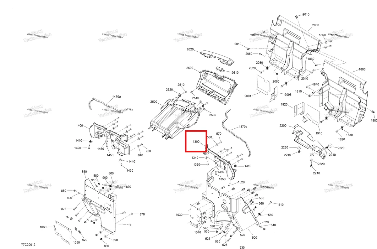 Деталь 707900029 на схеме узла 2020 Can-Am Commander 1000R EFI Cab Interior - Upper Part