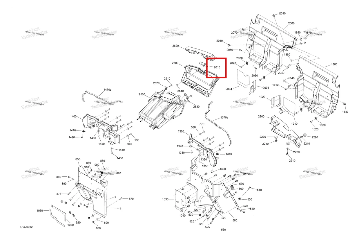 Деталь 707900031 на схеме узла 2020 Can-Am Commander 1000R EFI Cab Interior - Upper Part