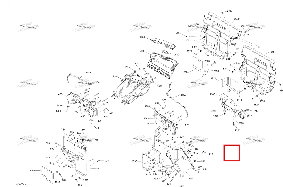 Деталь 707900046 на схеме узла 2020 Can-Am Commander 800R EFI Cab Interior - Upper Part