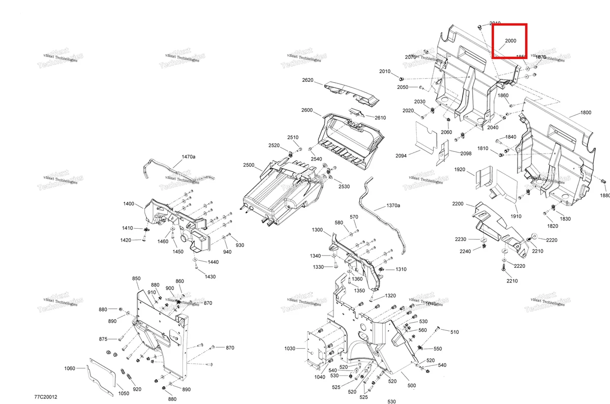 Деталь 707900166 на схеме узла 2020 Can-Am Commander 1000R EFI Cab Interior - Upper Part