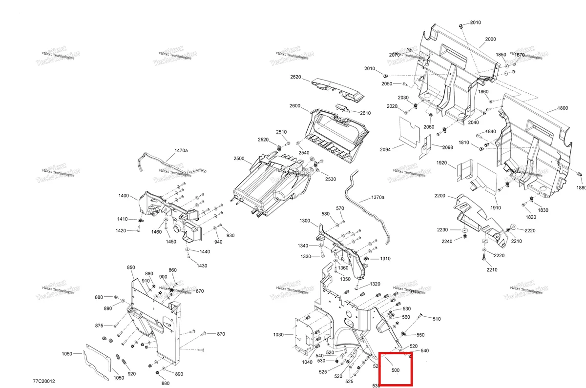 Деталь 707900181 на схеме узла 2020 Can-Am Commander 1000R EFI Cab Interior - Upper Part