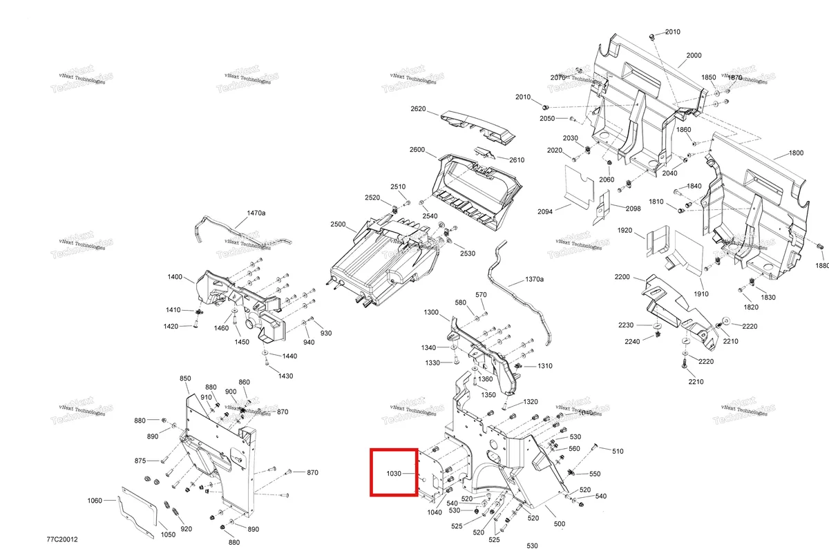 Деталь 707900192 на схеме узла 2020 Can-Am Commander 1000R EFI Cab Interior - Upper Part