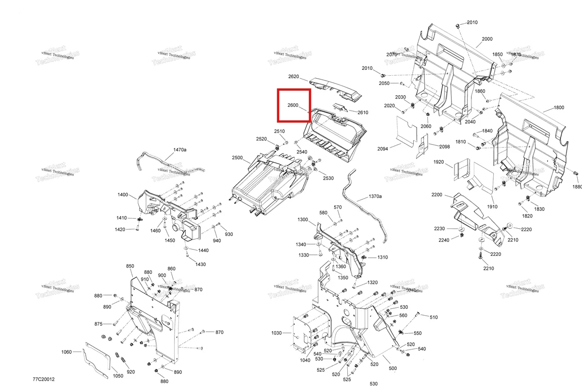Деталь 707900221 на схеме узла 2020 Can-Am Commander 1000R EFI Cab Interior - Upper Part