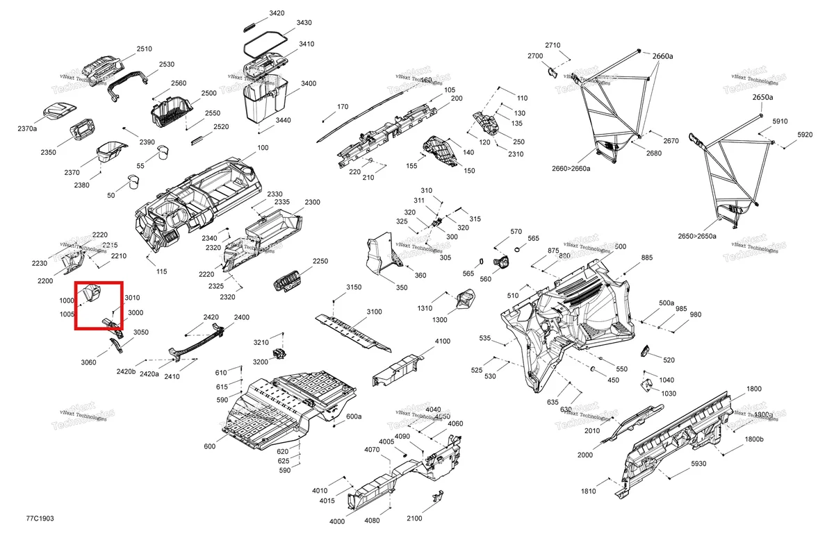 Деталь 707900358 на схеме узла 2019 Can-Am TRAXTER HD5 - T1B SERIES Cab Interior Traxter - Hd5