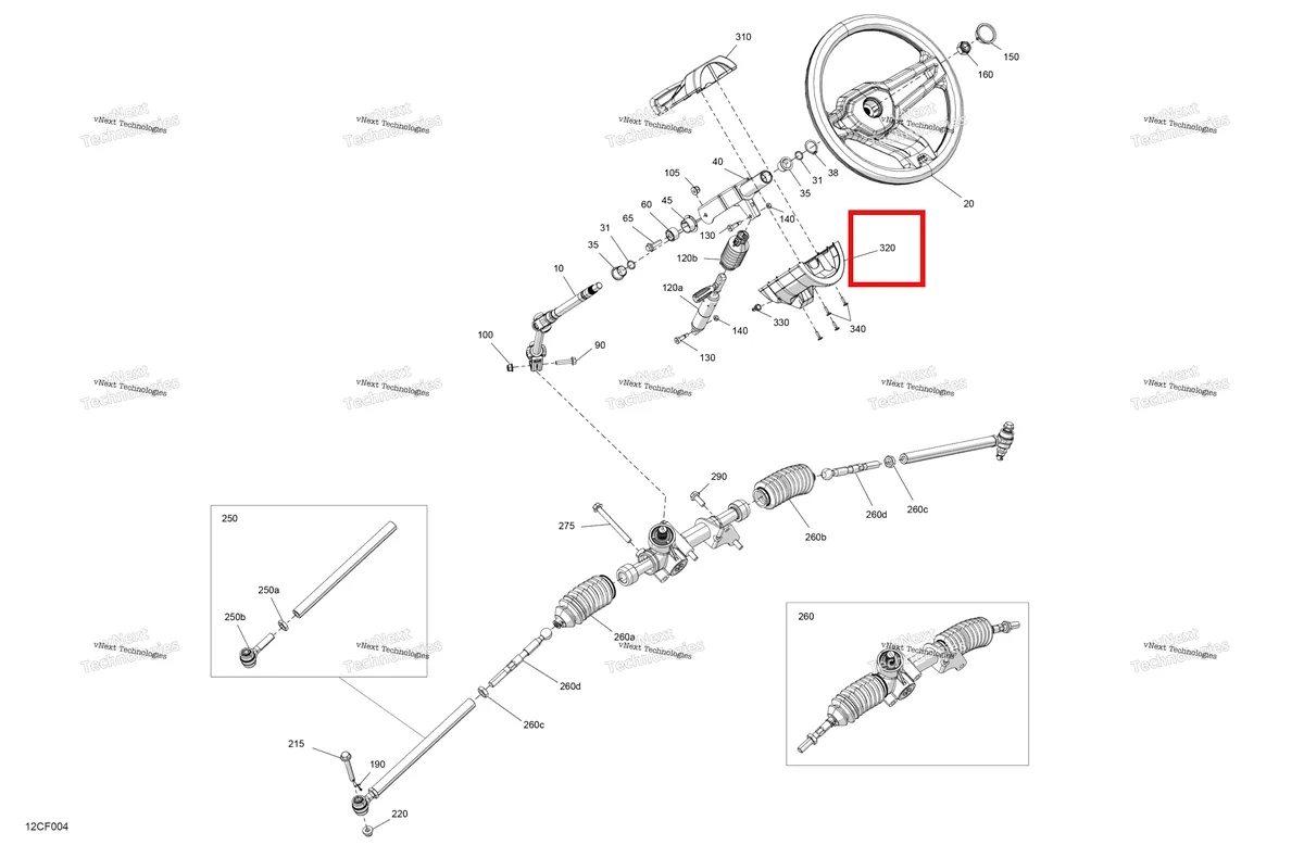 Деталь 707900406 на схеме узла 2026 Can-Am Defender MAX - HD9 - BASE - 8DTA - Compass Green - 62