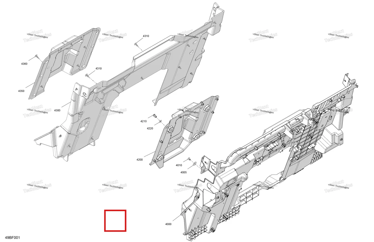Деталь 707900865 (Acoustic панель Can-Am Commander 1000R EFI DPS (2022) (707900865)) на схеме узла 2026 Can-Am Commander - 1000R EFI - DPS - 6PTB - Compass Green - 60