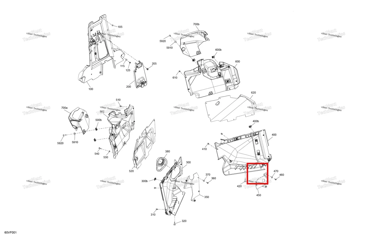 Деталь 707900907 на схеме узла 2026 Can-Am Maverick R - 996NT - X - 8GTA - Legion Red - 77