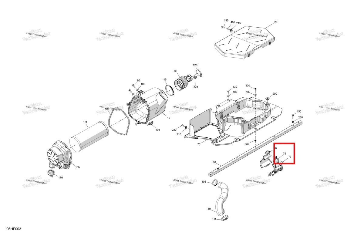 Деталь 707900934 (Шланг опора Can-Am Maverick Turbo RR XRC (2022) (707900934)) на схеме узла 2026 Can-Am Maverick Max - TURBO - X - 8HTG - Granite Grey - 64