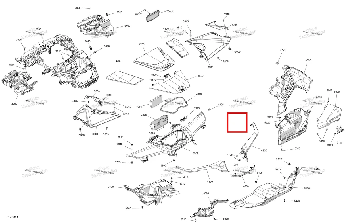 Деталь 707900958 на схеме узла 2026 Can-Am Maverick R - 996NT - X - 8GTA - Legion Red - 77
