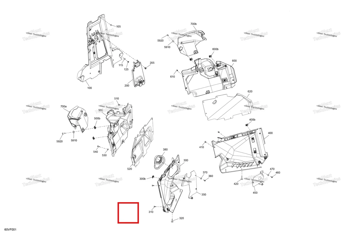 Деталь 707901062 на схеме узла 2026 Can-Am Maverick R - 996NT - X - 8GTA - Legion Red - 77