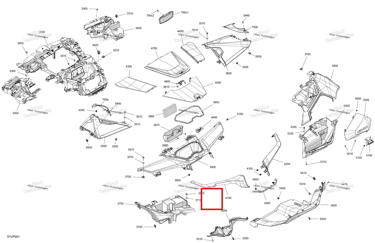 Деталь 707901084 на схеме узла 2026 Can-Am Maverick R - 996NT - X - 8GTA - Legion Red - 77